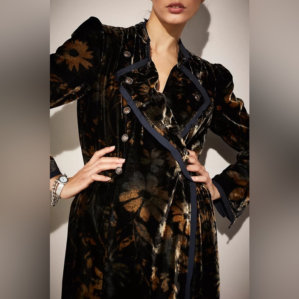 Free People Hazel Velvet Duster | NWT